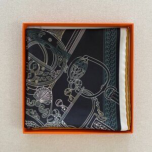 SOLD - Hermes Concours d'Etriers Remix Scarf 70